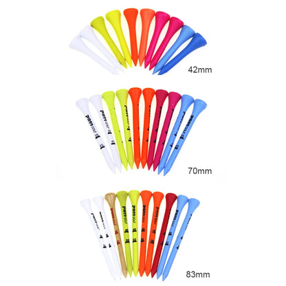 Golf Training Reduce Side Spin&Friction Professional Golf Ball Holder Golf Accessories Wood Golf Tees With Storage Case